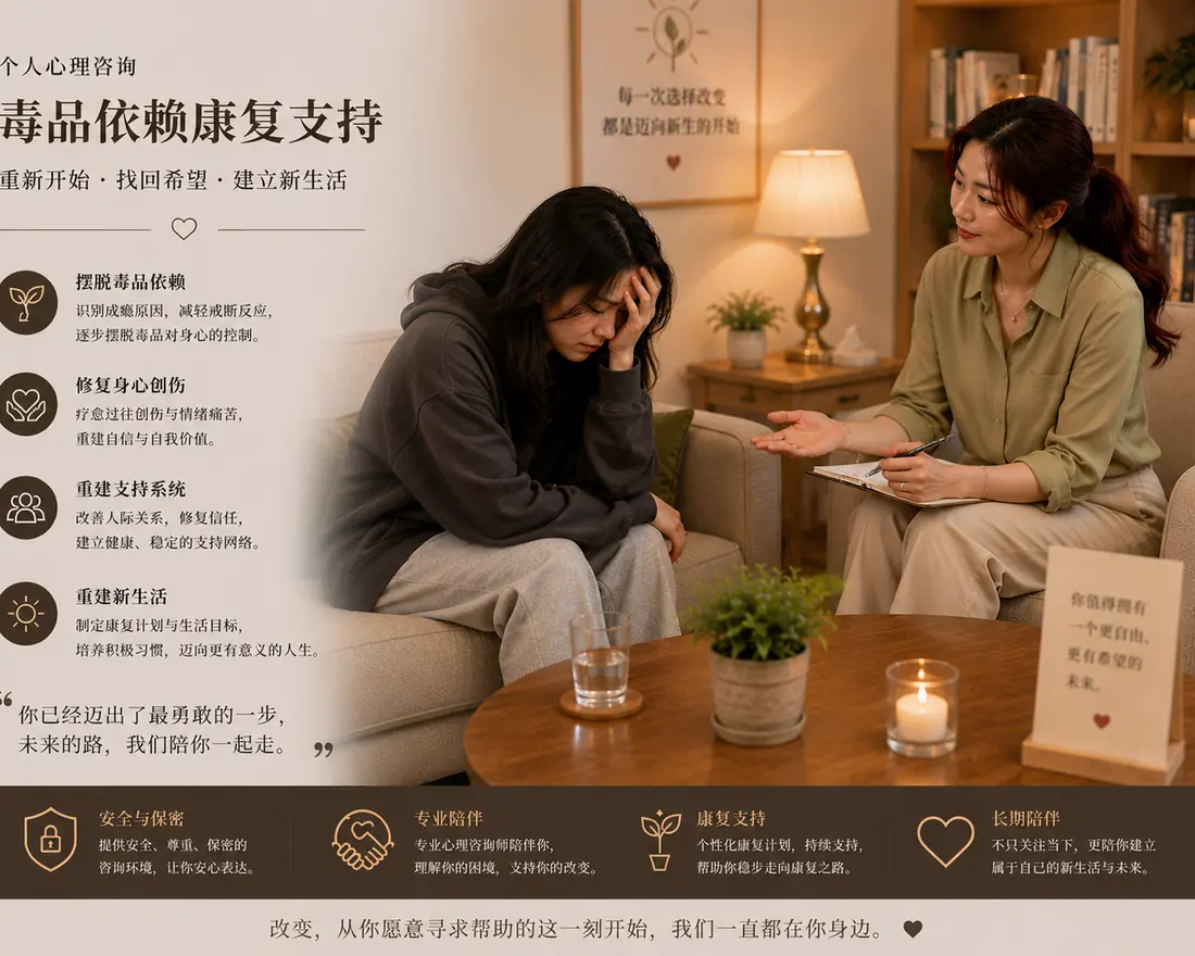 成瘾行为深度治疗：毒品依赖康复支持