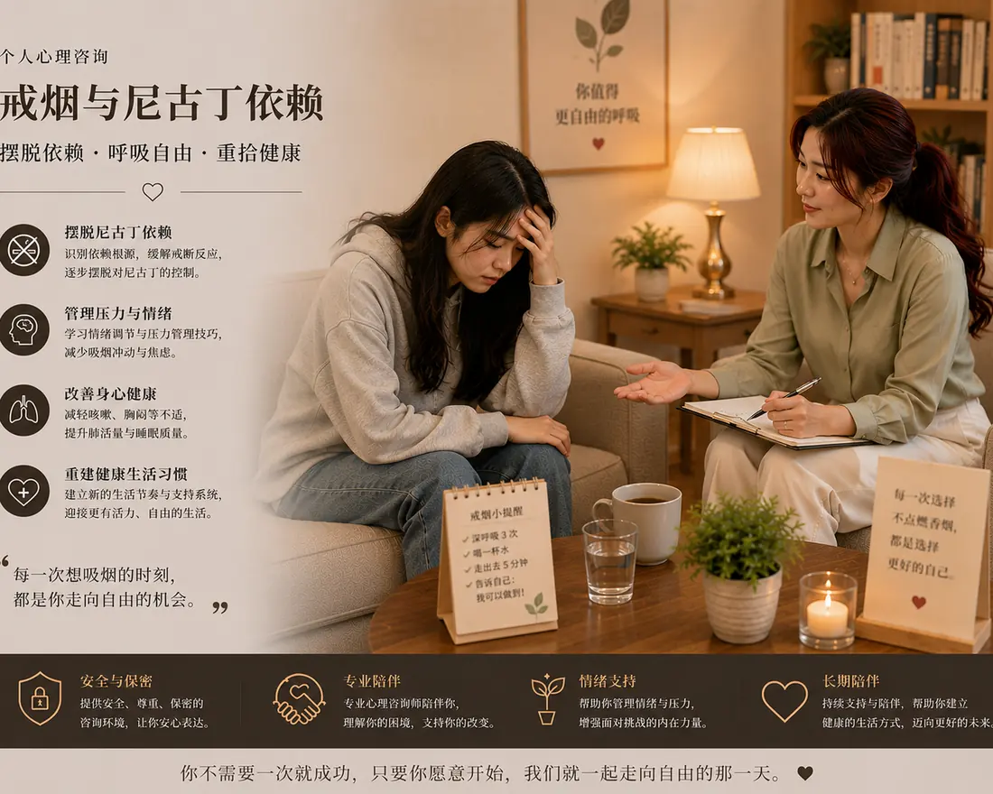 成瘾行为深度治疗：戒烟与尼古丁依赖