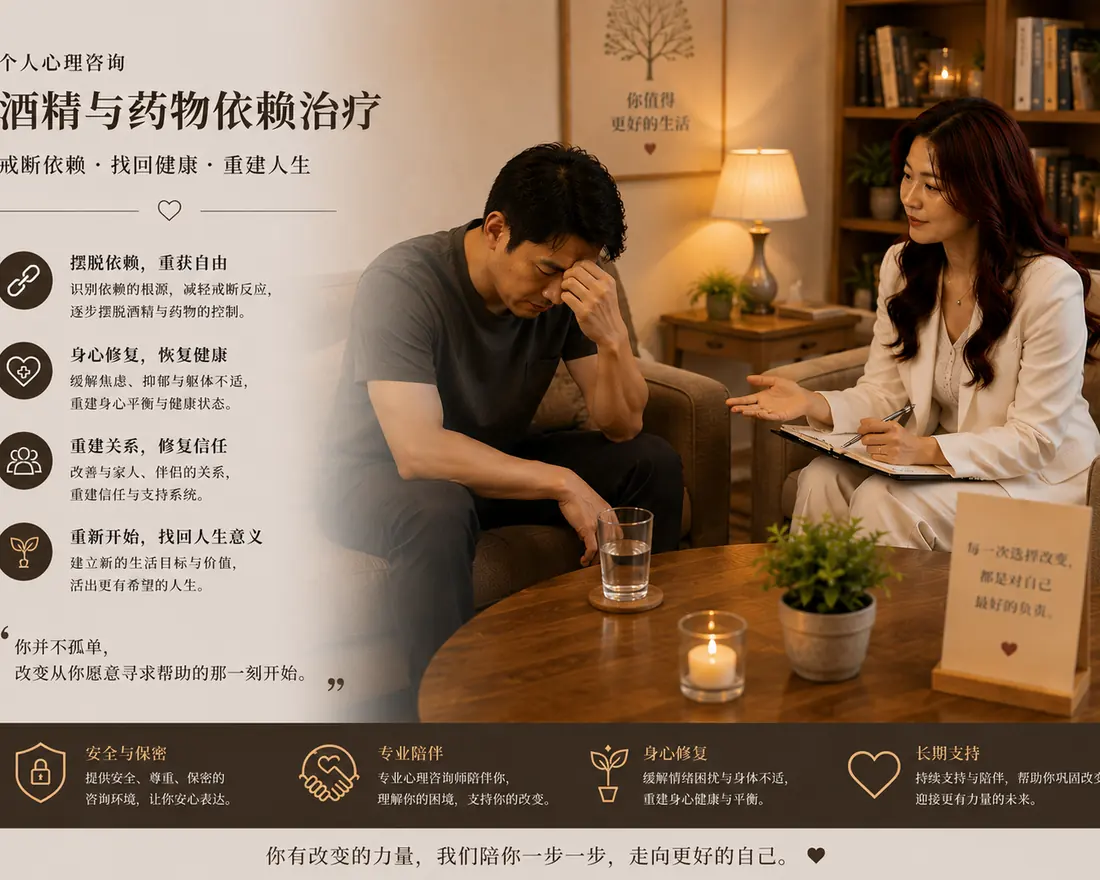 成瘾行为深度治疗：酒精与药物依赖治疗