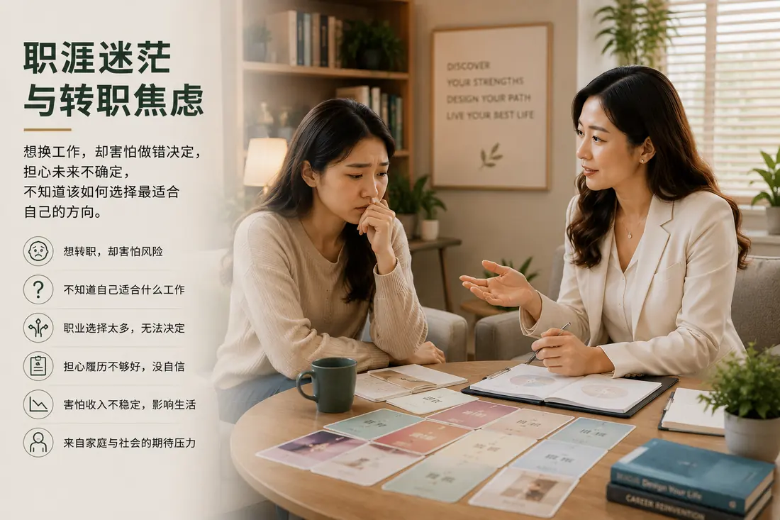 生涯决策咨询：职涯迷茫与转职焦虑