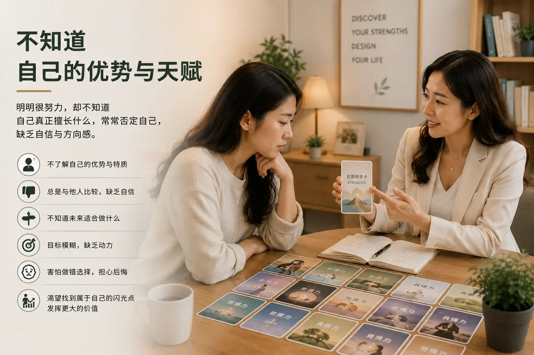 生涯决策咨询：不知道自己的优势与天赋