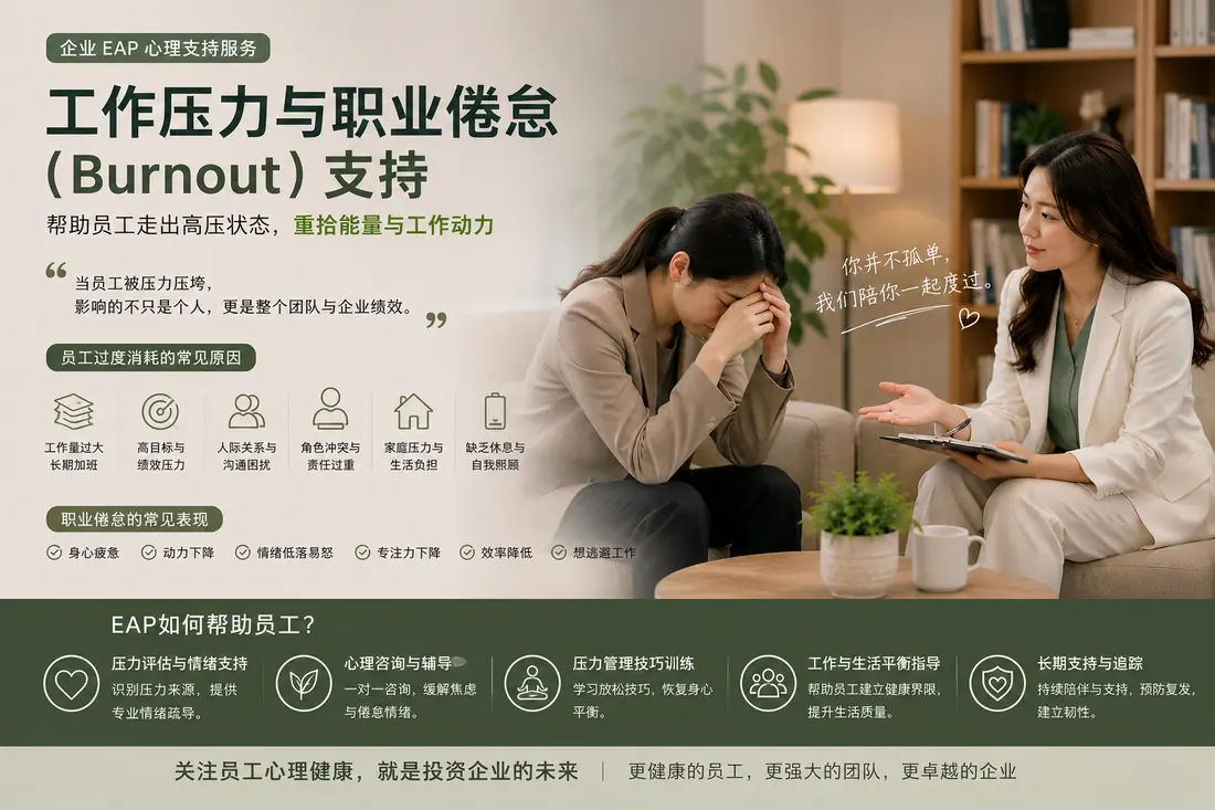 企业EAP：工作压力与职业倦怠支持