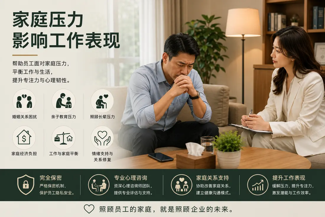 企业EAP：家庭压力影响工作表现