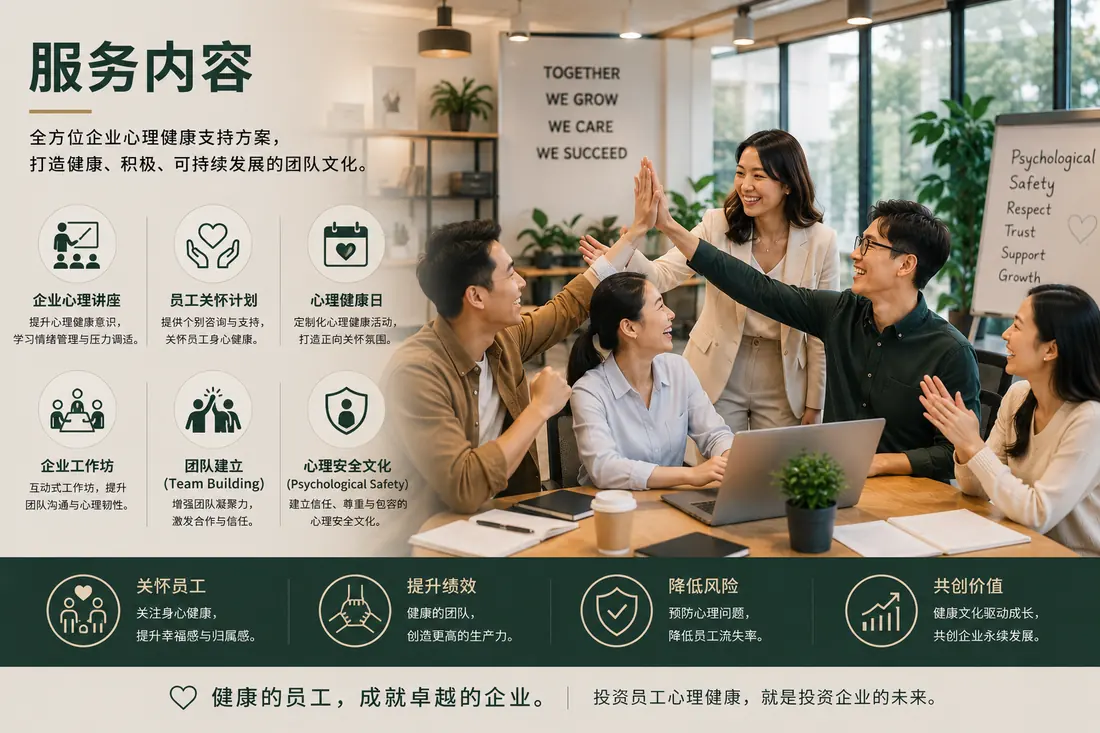 企业EAP：全方位服务内容