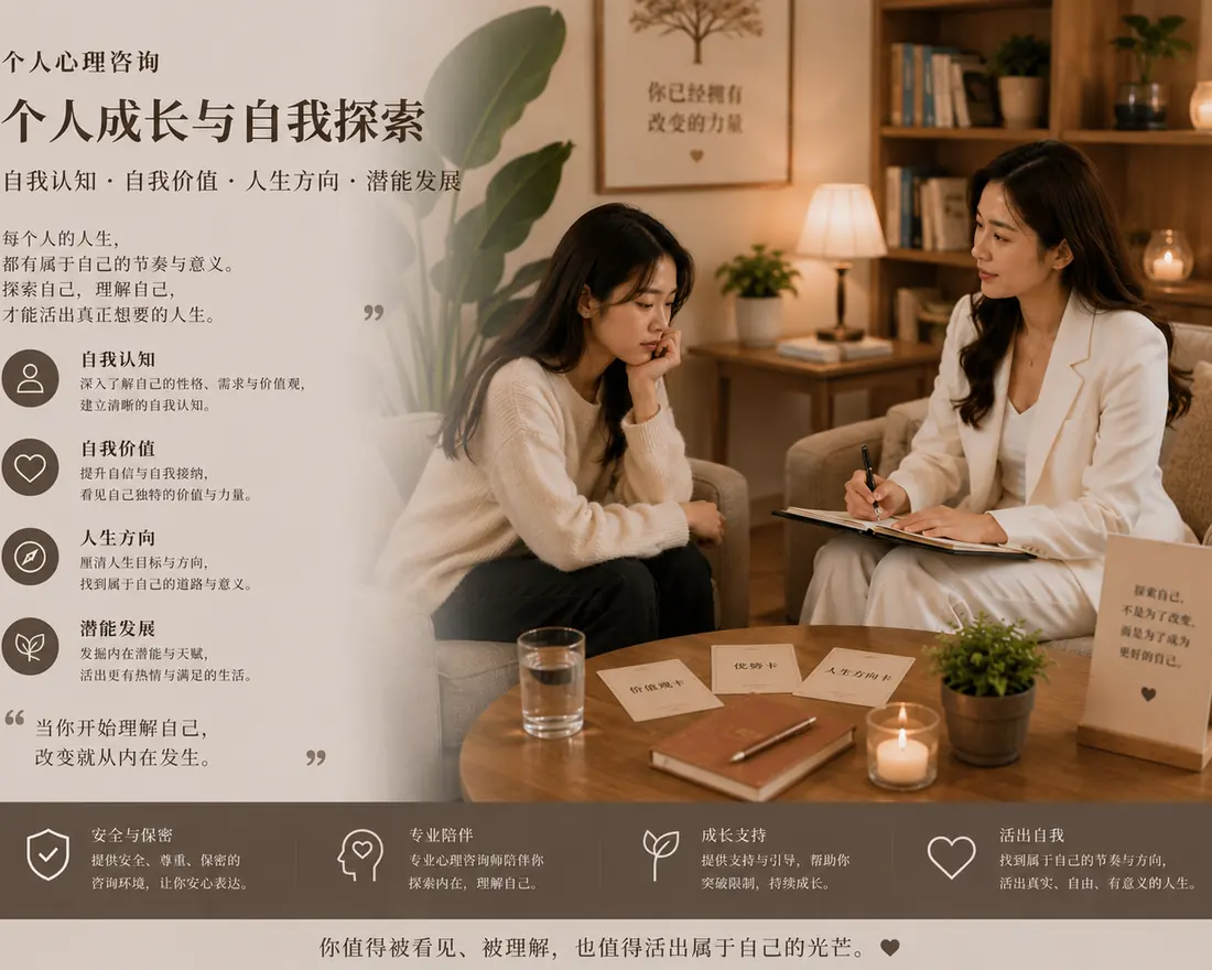 个人心理咨询：个人成长与自我探索