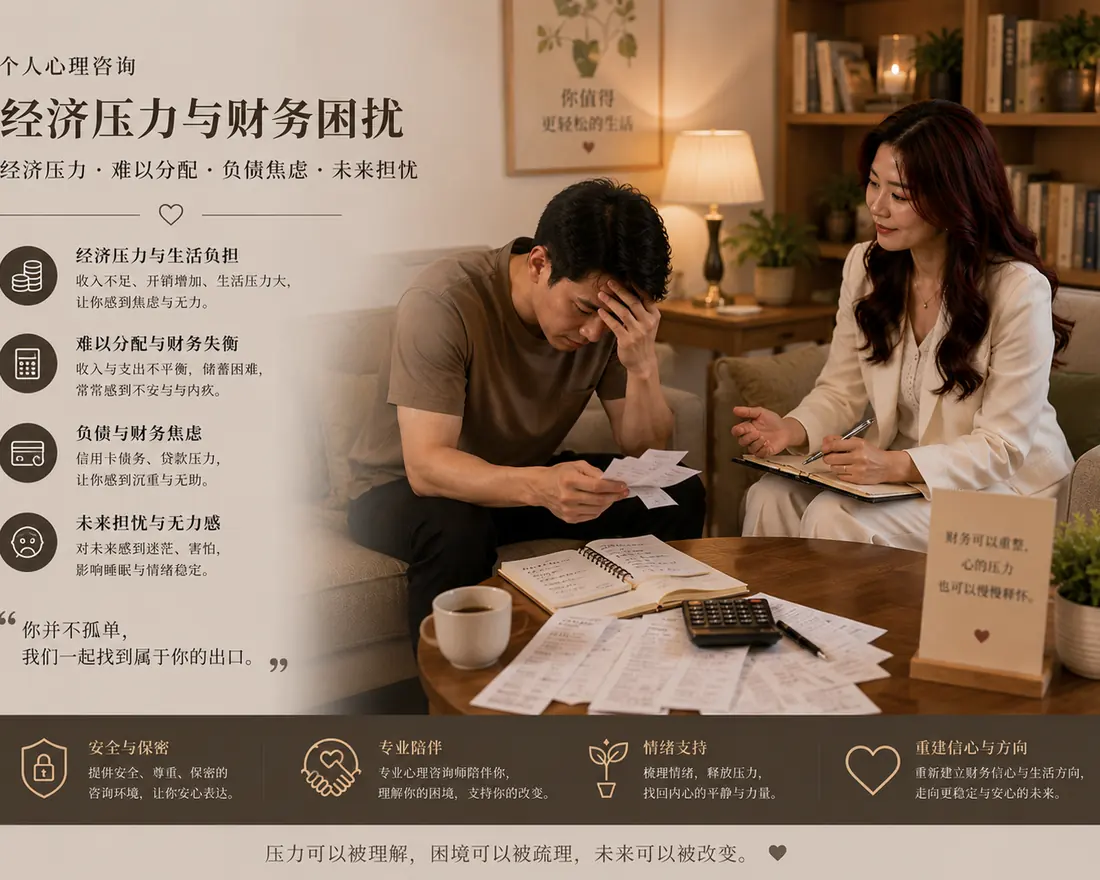 个人心理咨询：经济压力与财务困扰